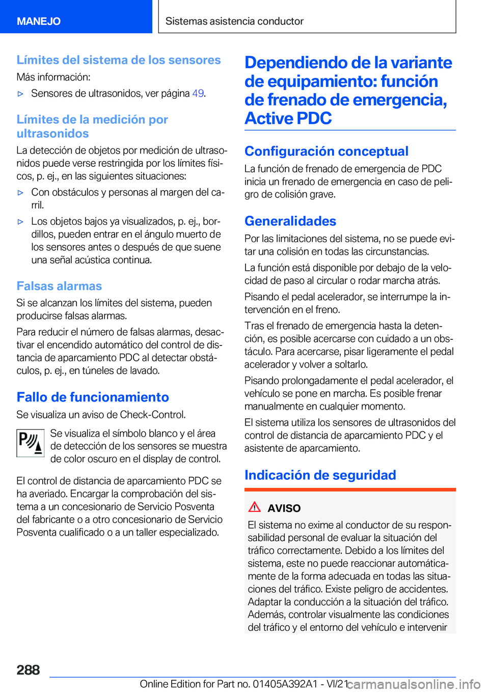 BMW 4 SERIES 2022  Manuales de Empleo (in Spanish) �L�