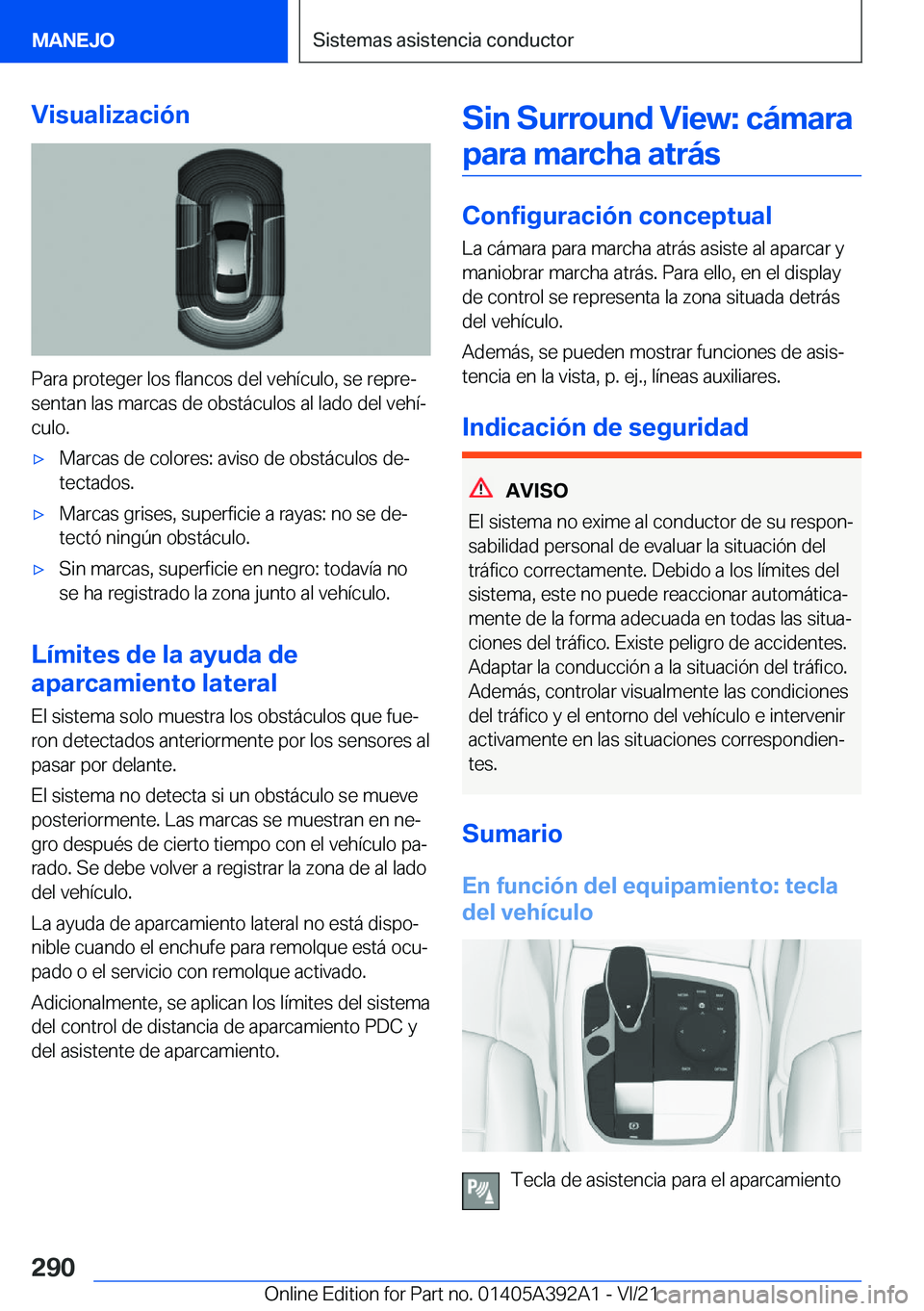 BMW 4 SERIES 2022  Manuales de Empleo (in Spanish) �V�i�s�u�a�l�i�z�a�c�i�