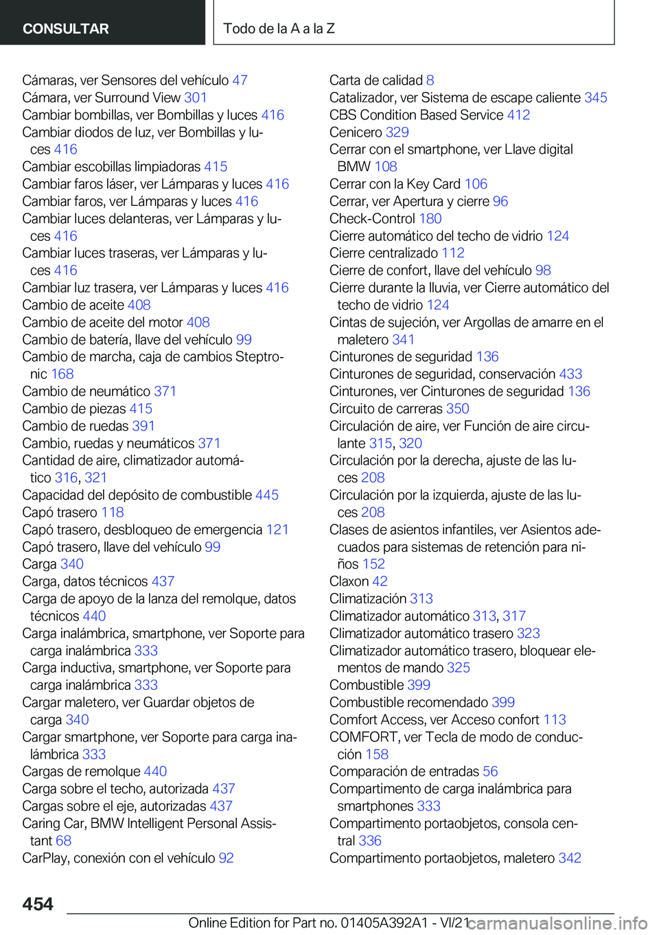 BMW 4 SERIES 2022  Manuales de Empleo (in Spanish) �C�