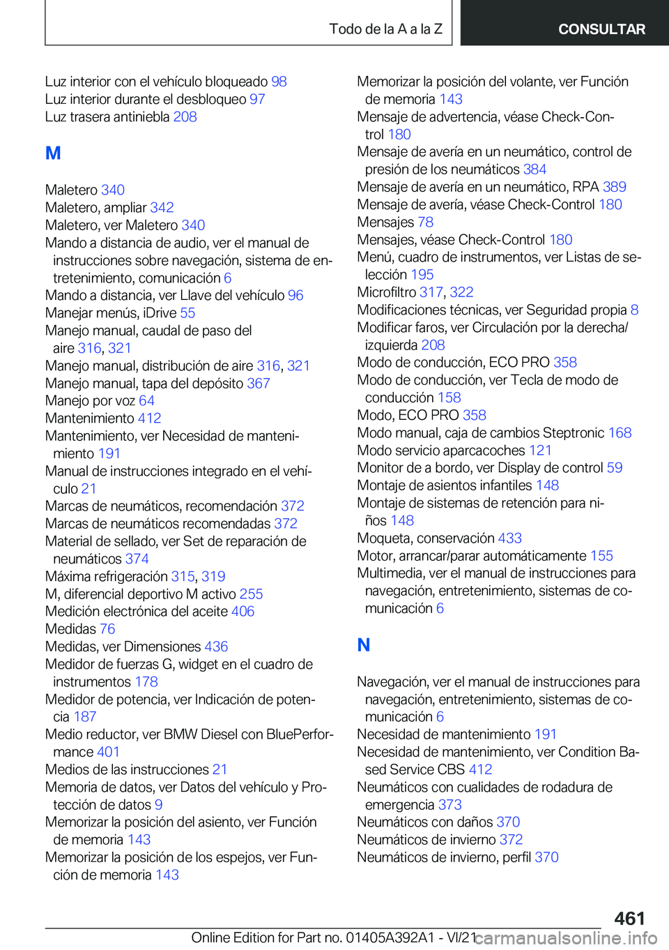 BMW 4 SERIES 2022  Manuales de Empleo (in Spanish) �L�u�z��i�n�t�e�r�i�o�r��c�o�n��e�l��v�e�h�