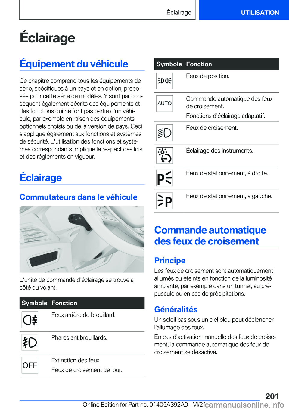 BMW 4 SERIES 2022  Notices Demploi (in French) �