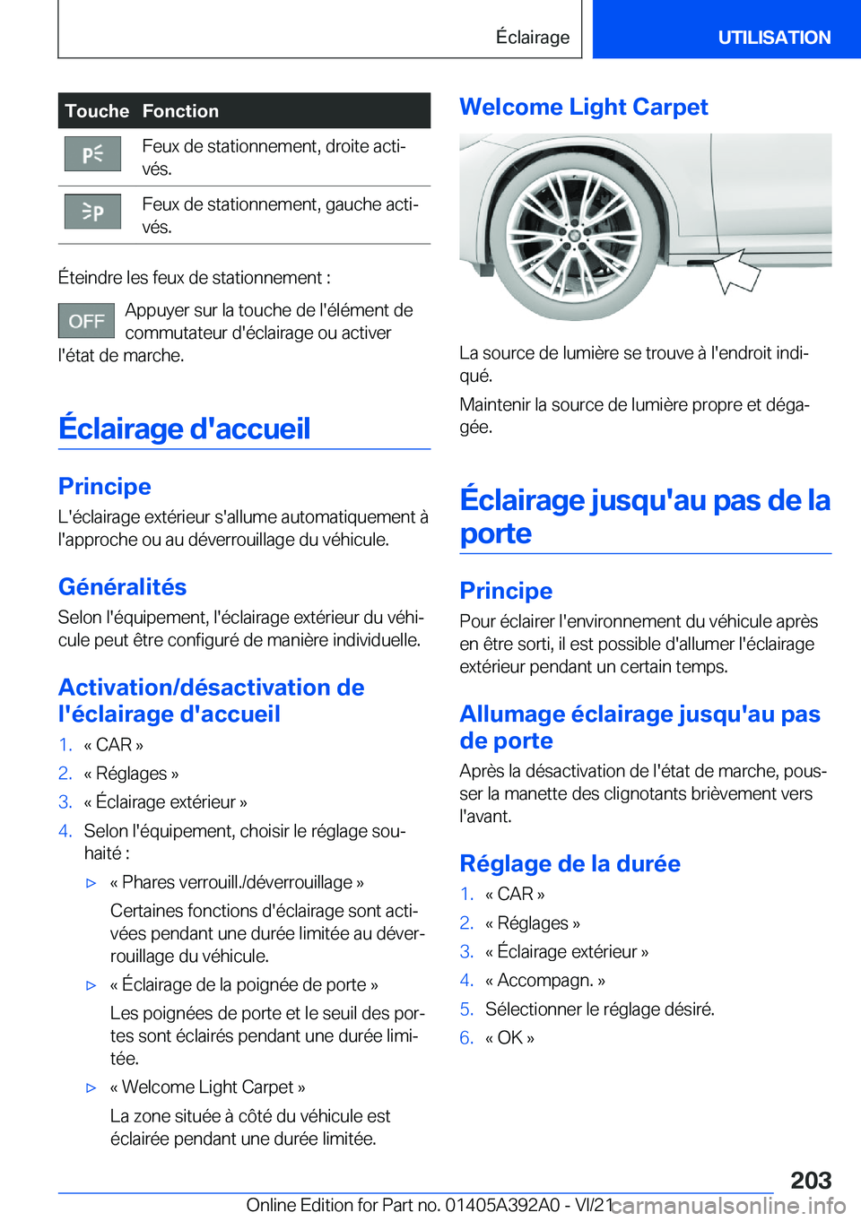 BMW 4 SERIES 2022  Notices Demploi (in French) �T�o�u�c�h�e�F�o�n�c�t�i�o�n�F�e�u�x��d�e��s�t�a�t�i�o�n�n�e�m�e�n�t�,��d�r�o�i�t�e��a�c�t�ij
�v�é�s�.�F�e�u�x��d�e��s�t�a�t�i�o�n�n�e�m�e�n�t�,��g�a�u�c�h�e��a�c�t�ij
�v�é�s�.
�É�t�e�i�n