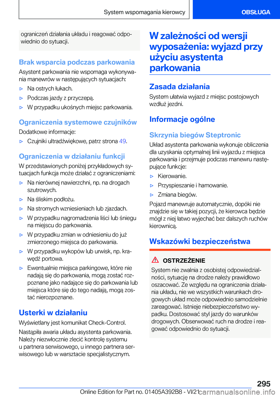BMW 4 SERIES 2022  Instrukcja obsługi (in Polish) �o�g�r�a�n�i�c�z�e�