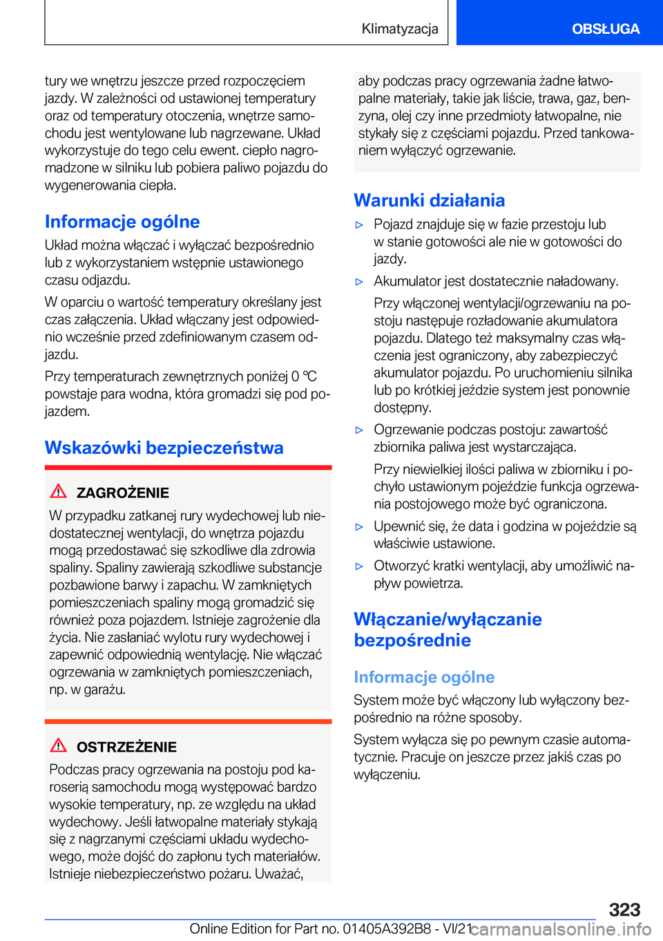 BMW 4 SERIES 2022  Instrukcja obsługi (in Polish) �t�u�r�y��w�e��w�n�