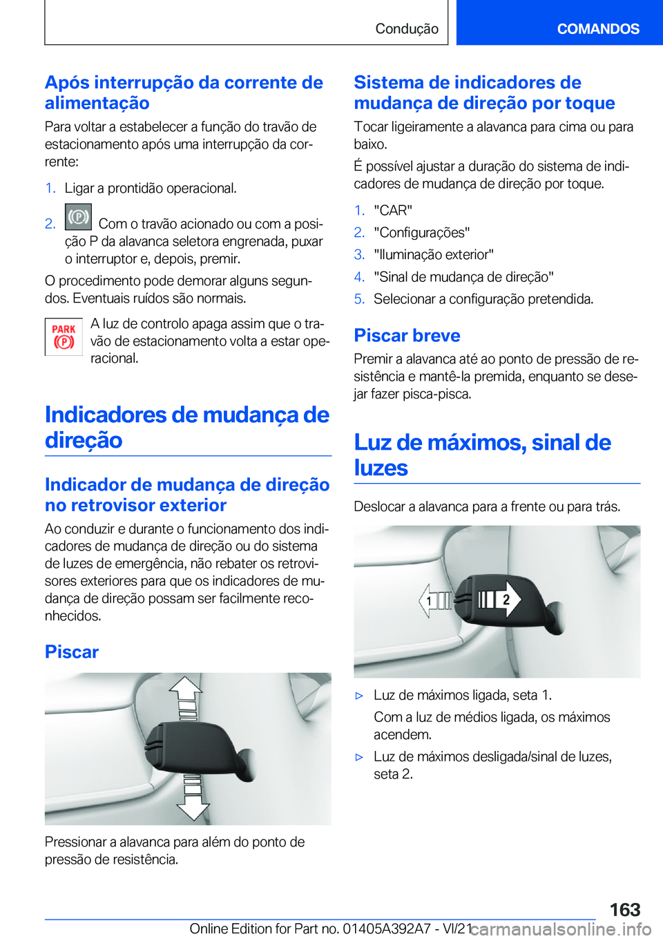 BMW 4 SERIES 2022  Manual do condutor (in Portuguese) �A�p�