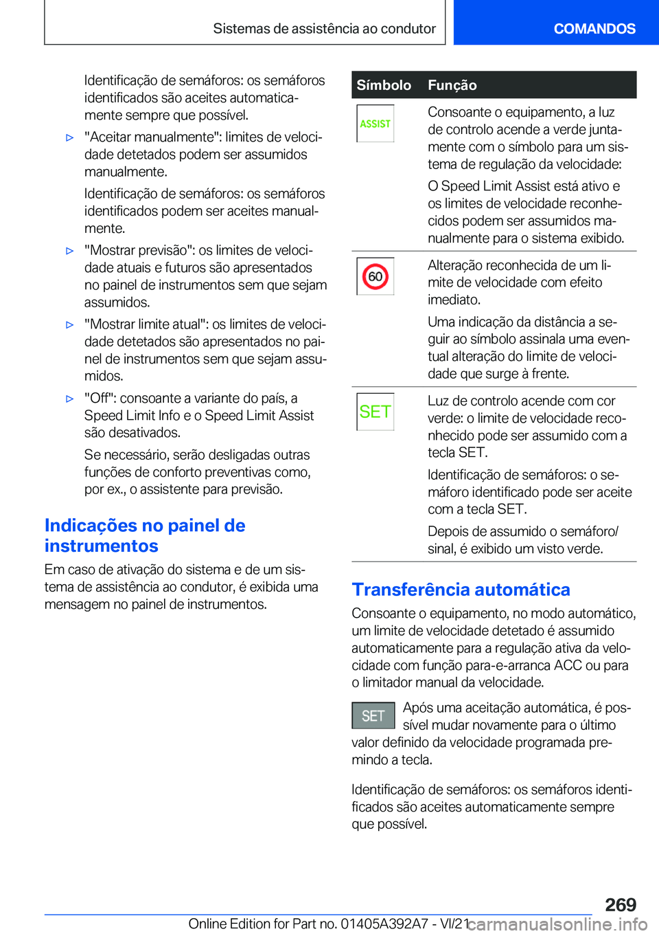 BMW 4 SERIES 2022  Manual do condutor (in Portuguese) �I�d�e�n�t�i�f�i�c�a�