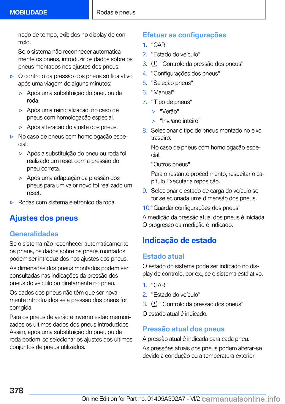 BMW 4 SERIES 2022  Manual do condutor (in Portuguese) �r�
