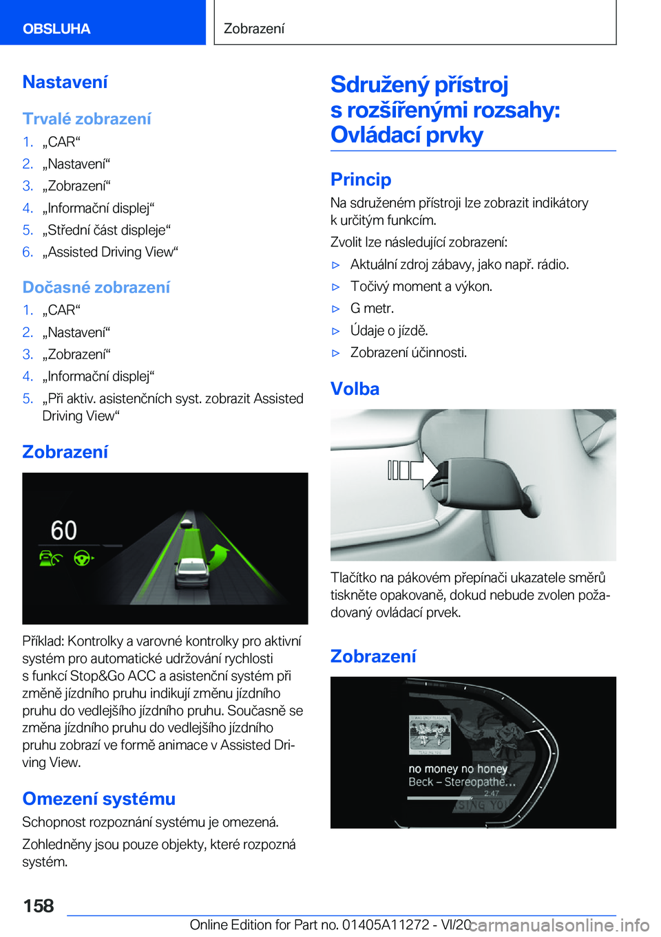BMW 4 SERIES COUPE 2021  Návod na použití (in Czech) �N�a�s�t�a�v�e�n�