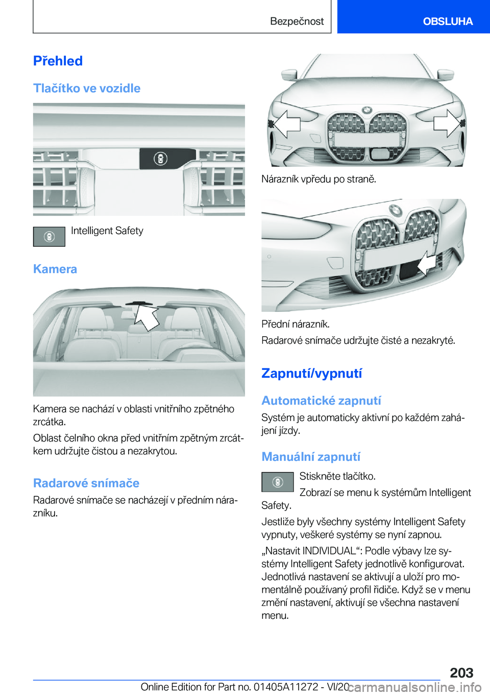 BMW 4 SERIES COUPE 2021  Návod na použití (in Czech) �P�e�h�l�e�d
�T�l�a�č�