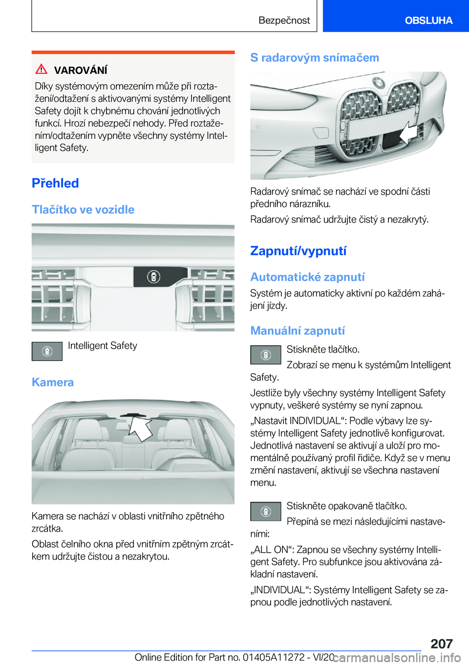 BMW 4 SERIES COUPE 2021  Návod na použití (in Czech) �V�A�R�O�V�