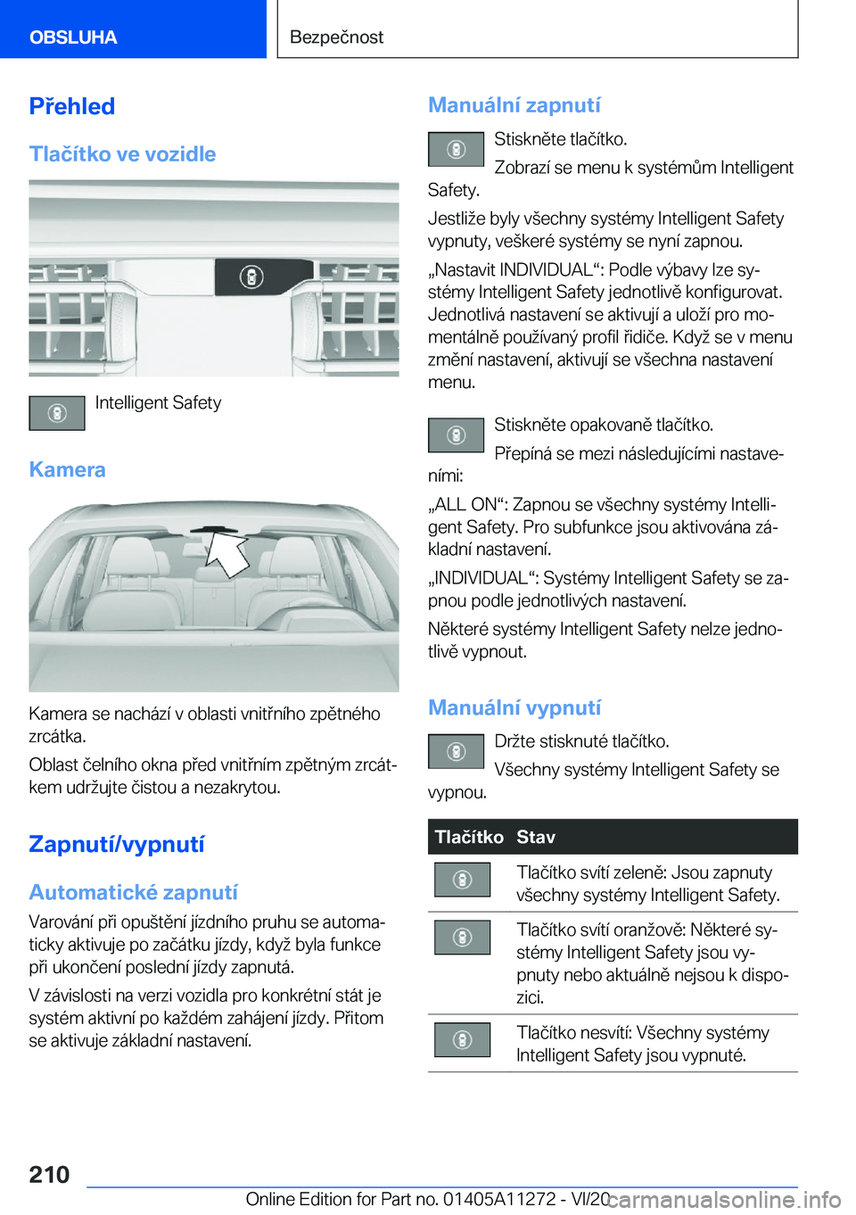BMW 4 SERIES COUPE 2021  Návod na použití (in Czech) �P�e�h�l�e�d
�T�l�a�č�