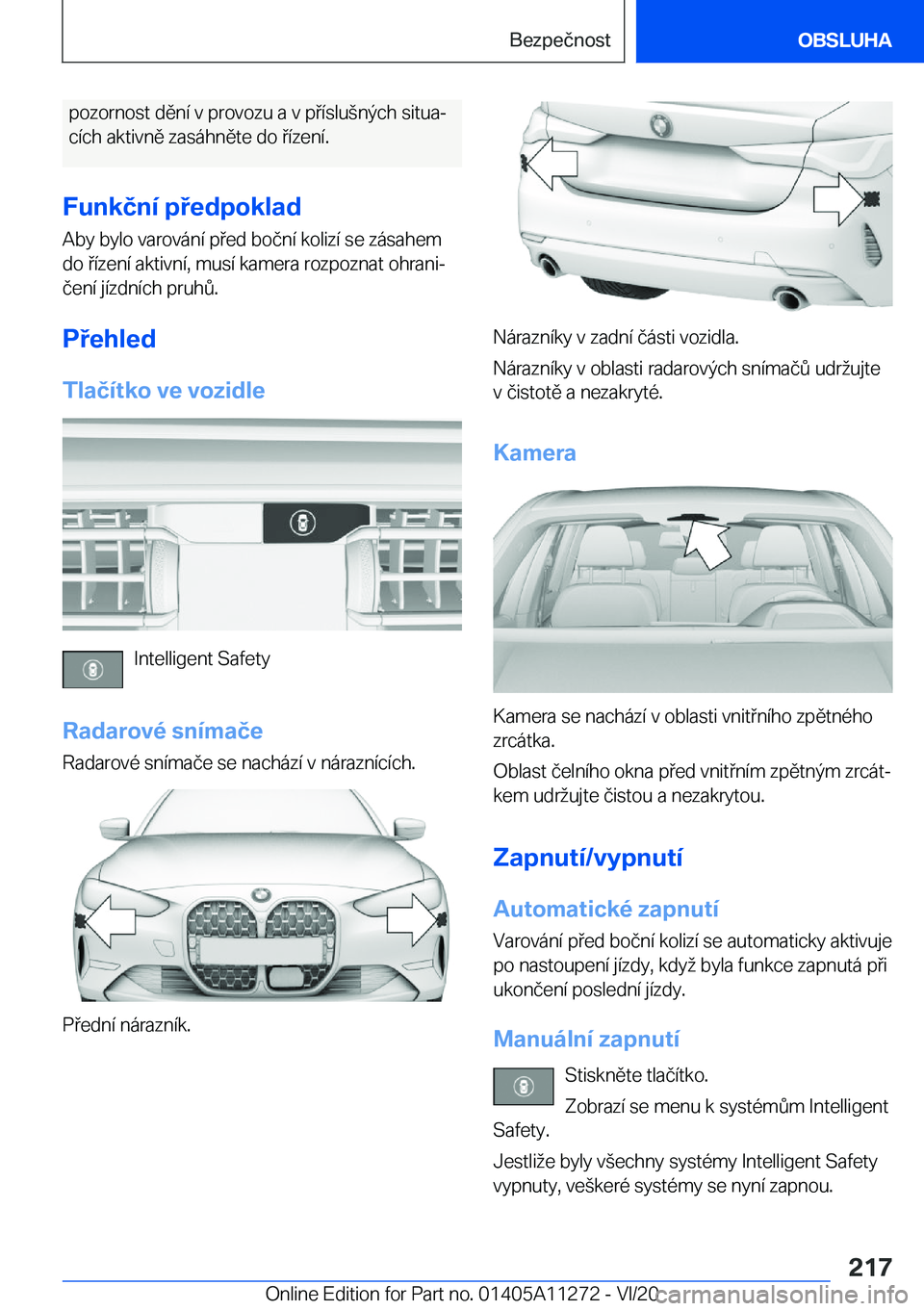 BMW 4 SERIES COUPE 2021  Návod na použití (in Czech) �p�o�z�o�r�n�o�s�t��d�
