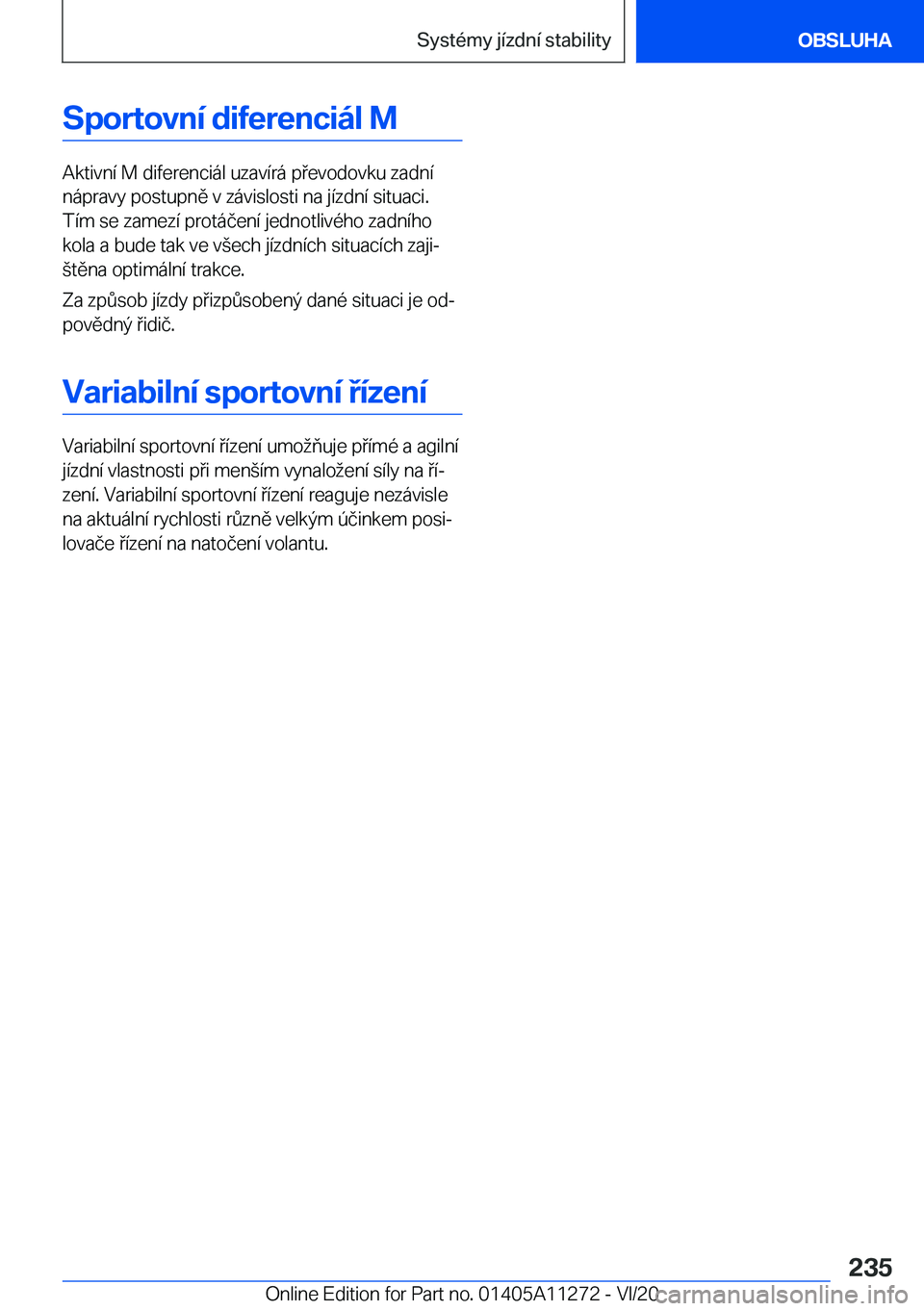 BMW 4 SERIES COUPE 2021  Návod na použití (in Czech) �S�p�o�r�t�o�v�n�