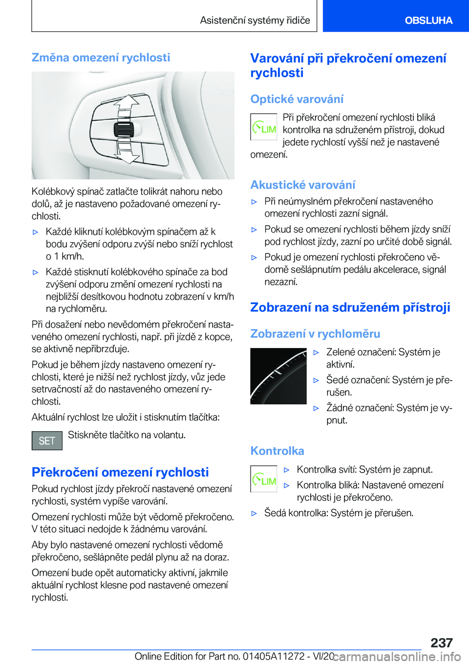 BMW 4 SERIES COUPE 2021  Návod na použití (in Czech) �Z�m�ě�n�a��o�m�e�z�e�n�