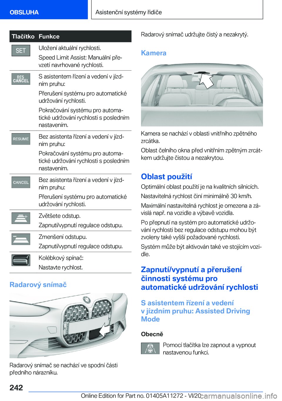 BMW 4 SERIES COUPE 2021  Návod na použití (in Czech) �T�l�a�č�