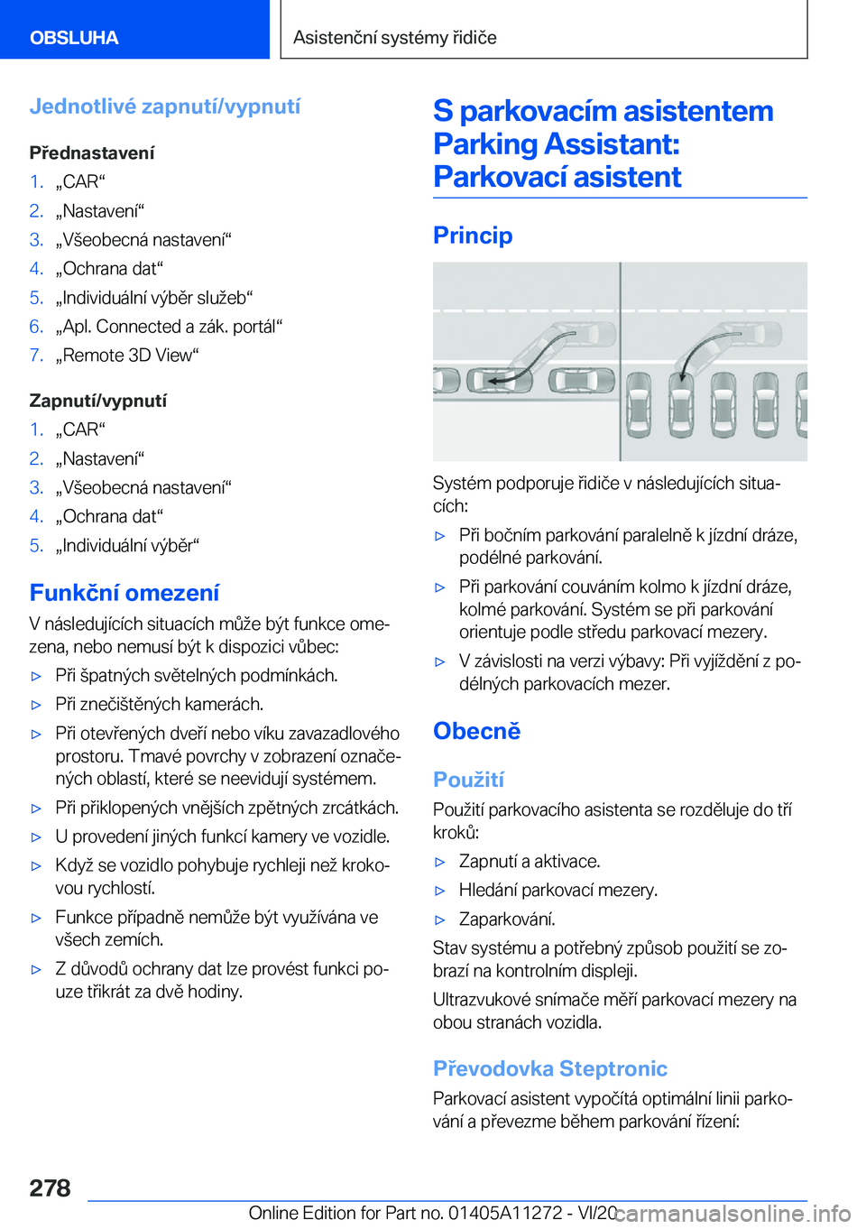 BMW 4 SERIES COUPE 2021  Návod na použití (in Czech) �J�e�d�n�o�t�l�i�v�