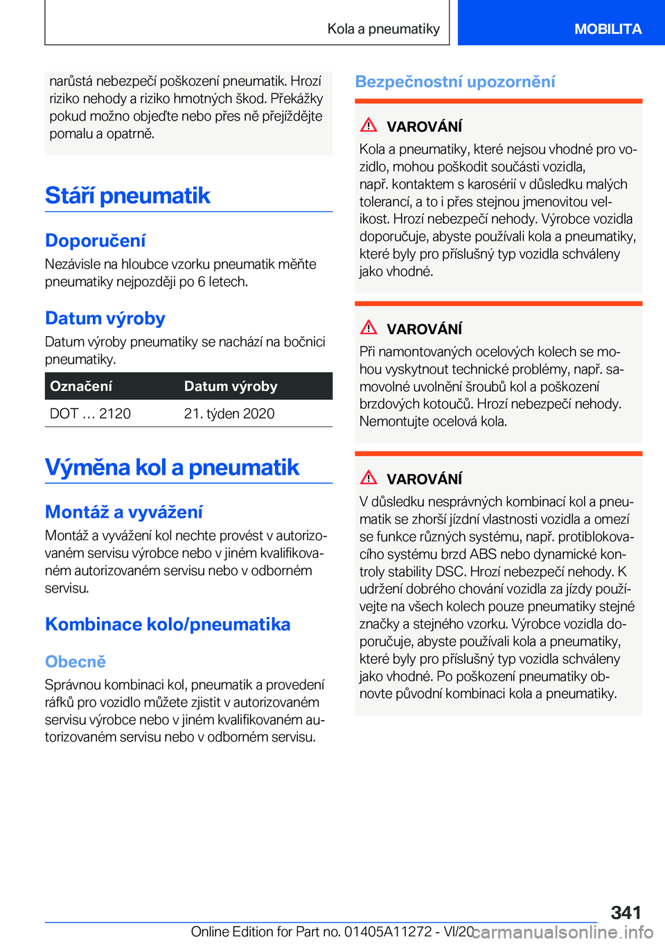 BMW 4 SERIES COUPE 2021  Návod na použití (in Czech) �n�a�r0�s�t�á��n�e�b�e�z�p�e�č�