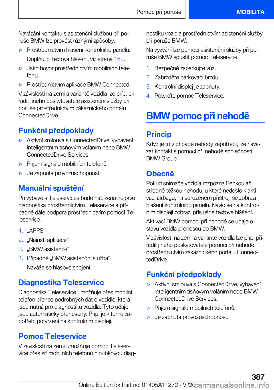 BMW 4 SERIES COUPE 2021  Návod na použití (in Czech) �N�a�v�á�z�á�n�