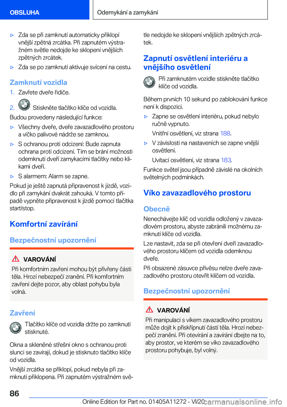 BMW 4 SERIES COUPE 2021  Návod na použití (in Czech) 'x�Z�d�a��s�e��p�i��z�a�m�k�n�u�t�