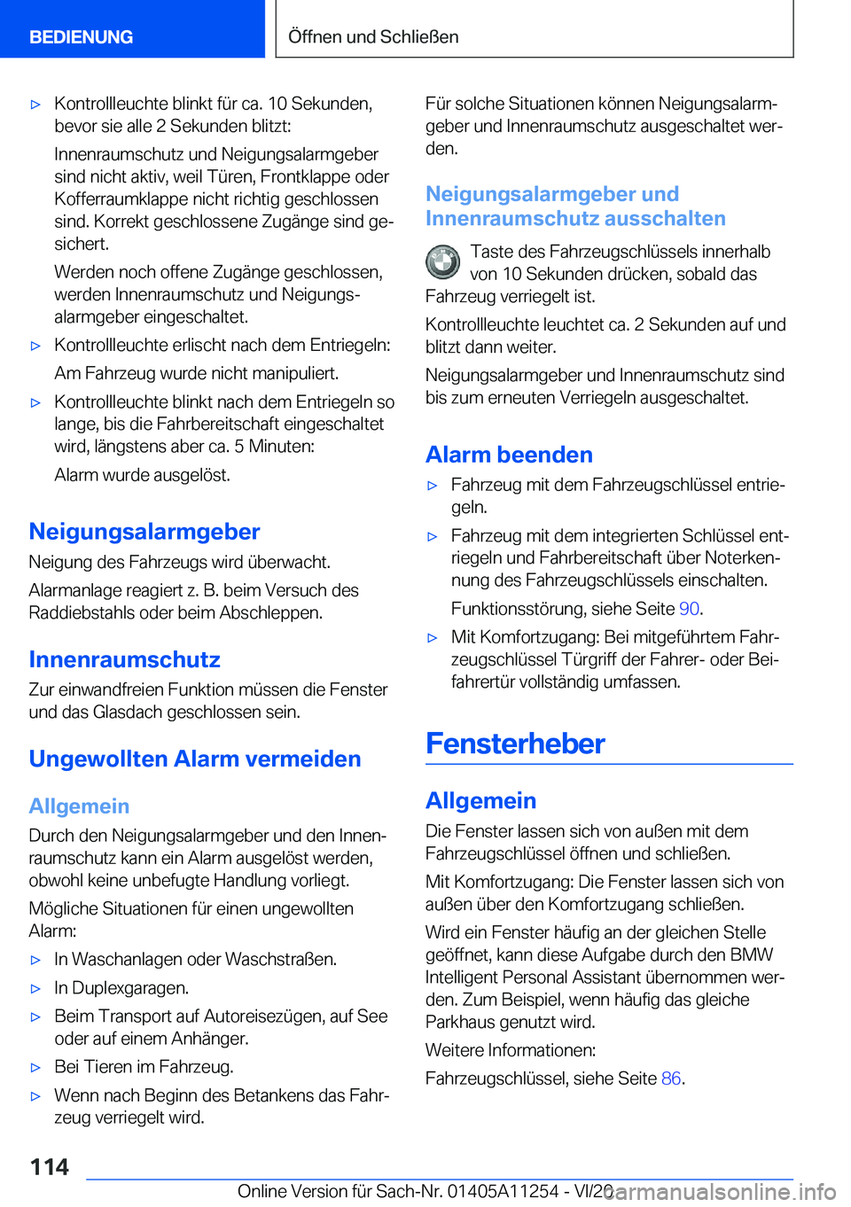 BMW 4 SERIES COUPE 2021  Betriebsanleitungen (in German) 'x�K�o�n�t�r�o�l�l�l�e�u�c�h�t�e��b�l�i�n�k�t��f�