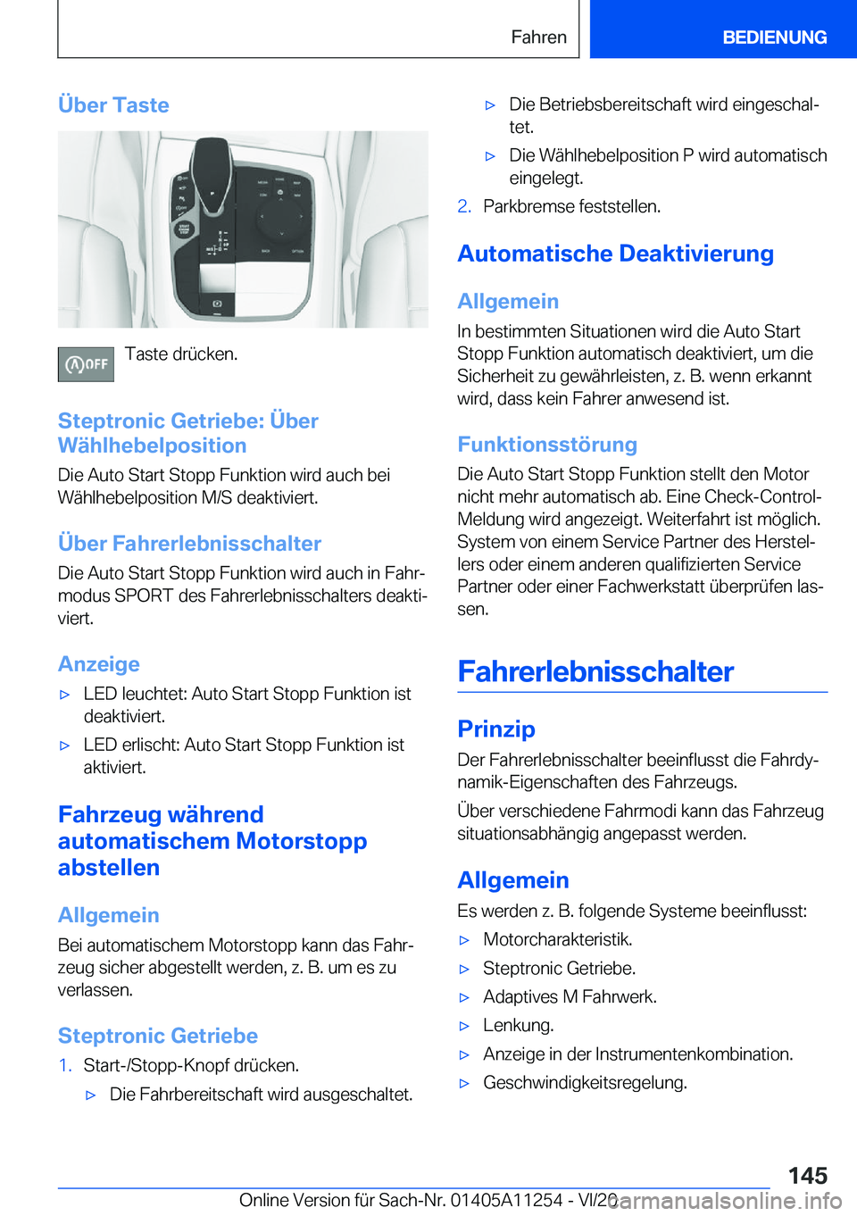BMW 4 SERIES COUPE 2021  Betriebsanleitungen (in German) �