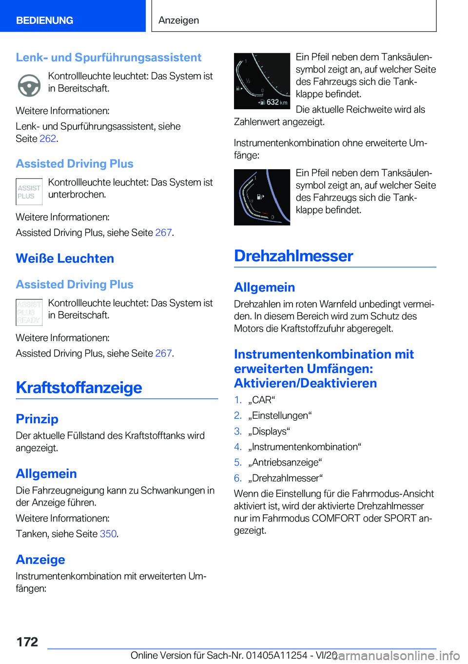 BMW 4 SERIES COUPE 2021  Betriebsanleitungen (in German) �L�e�n�k�-��u�n�d��S�p�u�r�f�