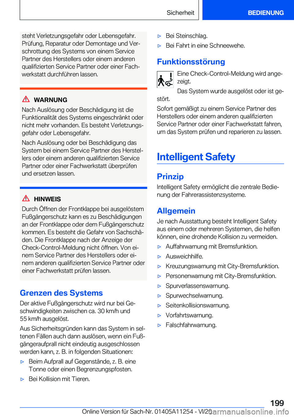 BMW 4 SERIES COUPE 2021  Betriebsanleitungen (in German) �s�t�e�h�t��V�e�r�l�e�t�z�u�n�g�s�g�e�f�a�h�r��o�d�e�r��L�e�b�e�n�s�g�e�f�a�h�r�.
�P�r�