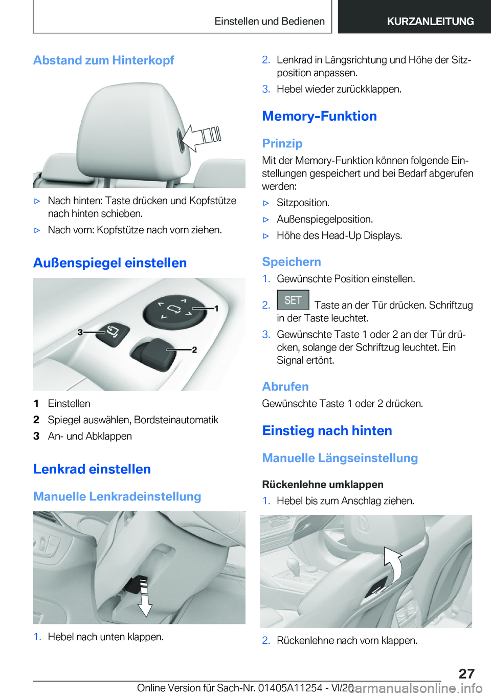 BMW 4 SERIES COUPE 2021  Betriebsanleitungen (in German) �A�b�s�t�a�n�d��z�u�m��H�i�n�t�e�r�k�o�p�f'x�N�a�c�h��h�i�n�t�e�n�:��T�a�s�t�e��d�r�