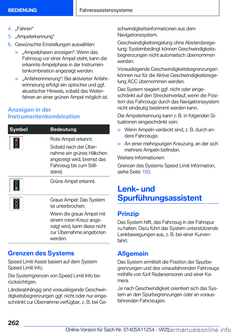 BMW 4 SERIES COUPE 2021  Betriebsanleitungen (in German) �4�.x�F�a�h�r�e�nv�5�.x�A�m�p�e�l�e�r�k�e�n�n�u�n�gv�6�.�G�e�w�
