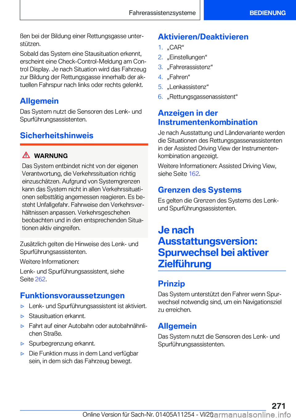 BMW 4 SERIES COUPE 2021  Betriebsanleitungen (in German) �ß�e�n��b�e�i��d�e�r��B�i�l�d�u�n�g��e�i�n�e�r��R�e�t�t�u�n�g�s�g�a�s�s�e��u�n�t�e�rj
�s�t�