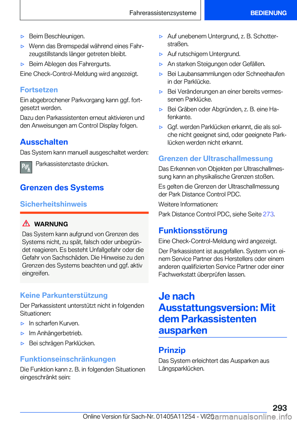 BMW 4 SERIES COUPE 2021  Betriebsanleitungen (in German) 'x�B�e�i�m��B�e�s�c�h�l�e�u�n�i�g�e�n�.'x�W�e�n�n��d�a�s��B�r�e�m�s�p�e�d�a�l��w�