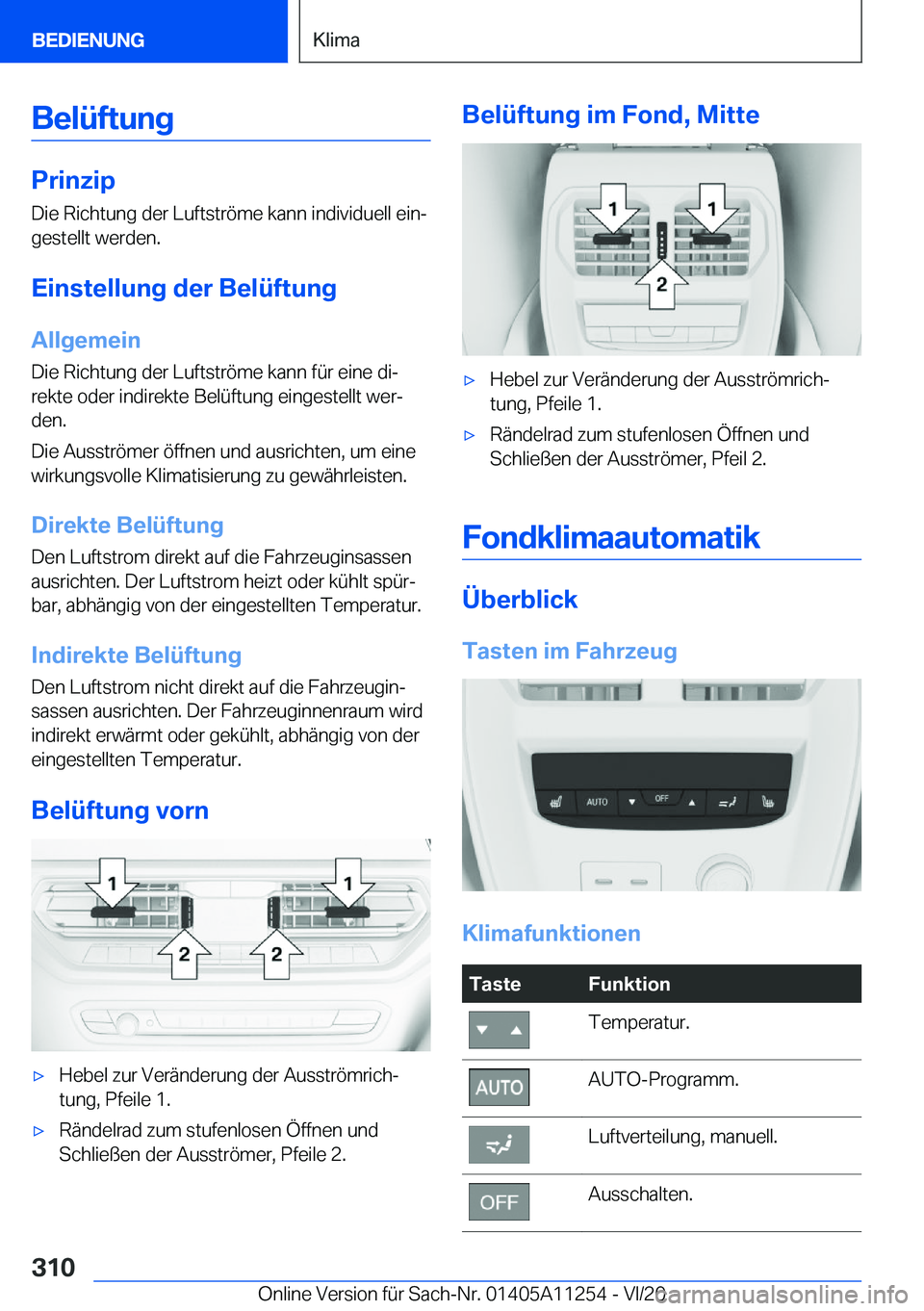 BMW 4 SERIES COUPE 2021  Betriebsanleitungen (in German) �B�e�l�