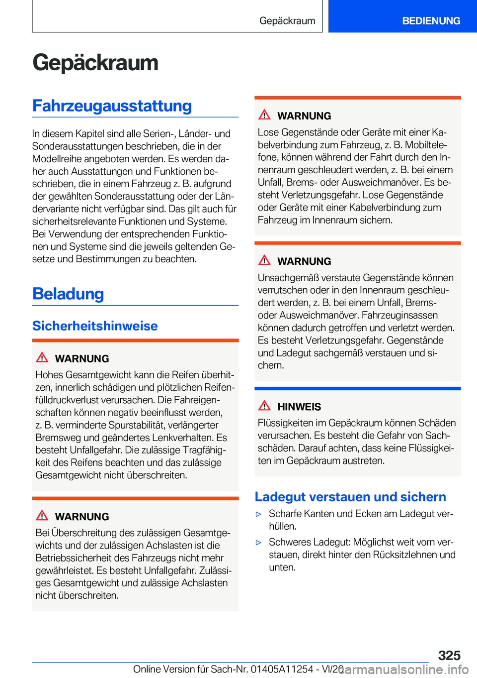 BMW 4 SERIES COUPE 2021  Betriebsanleitungen (in German) �G�e�p�