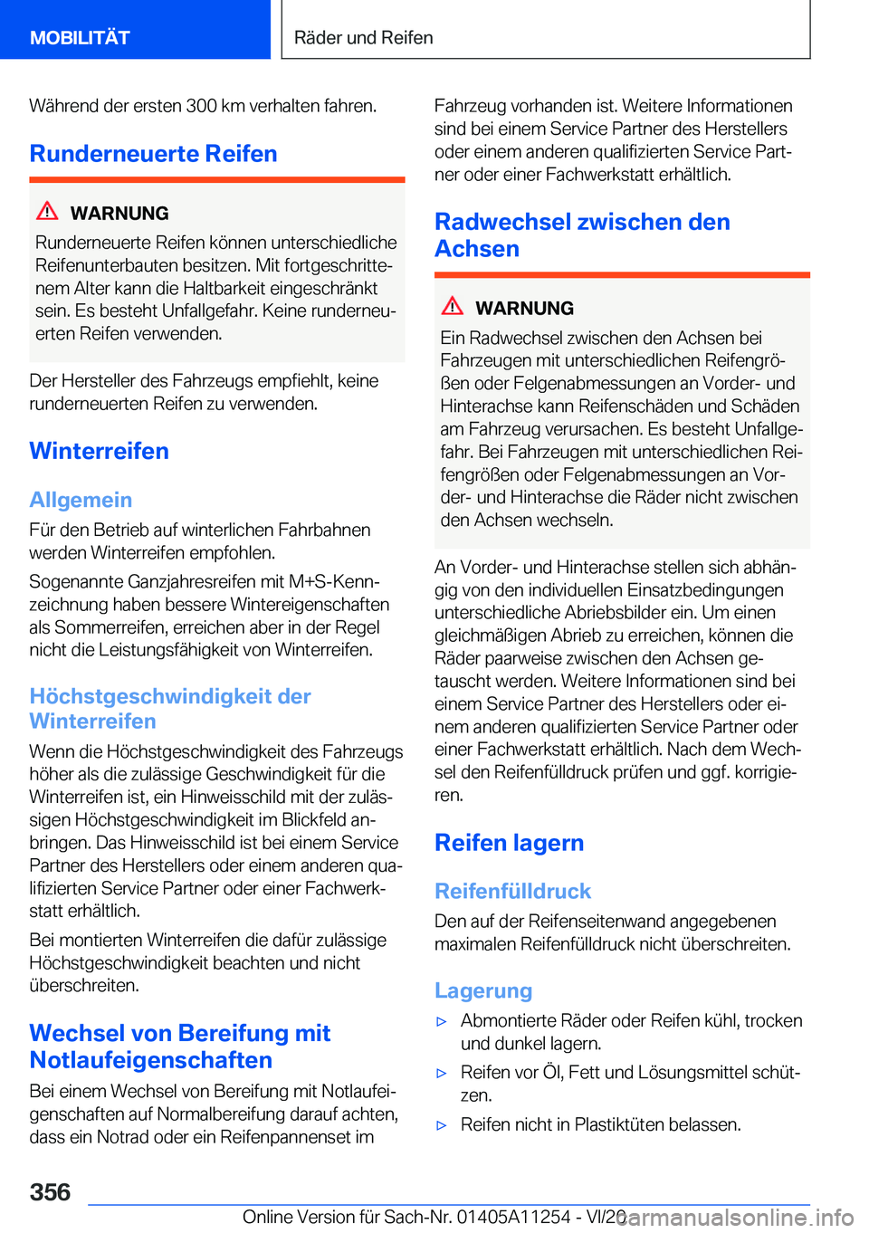 BMW 4 SERIES COUPE 2021  Betriebsanleitungen (in German) �W�