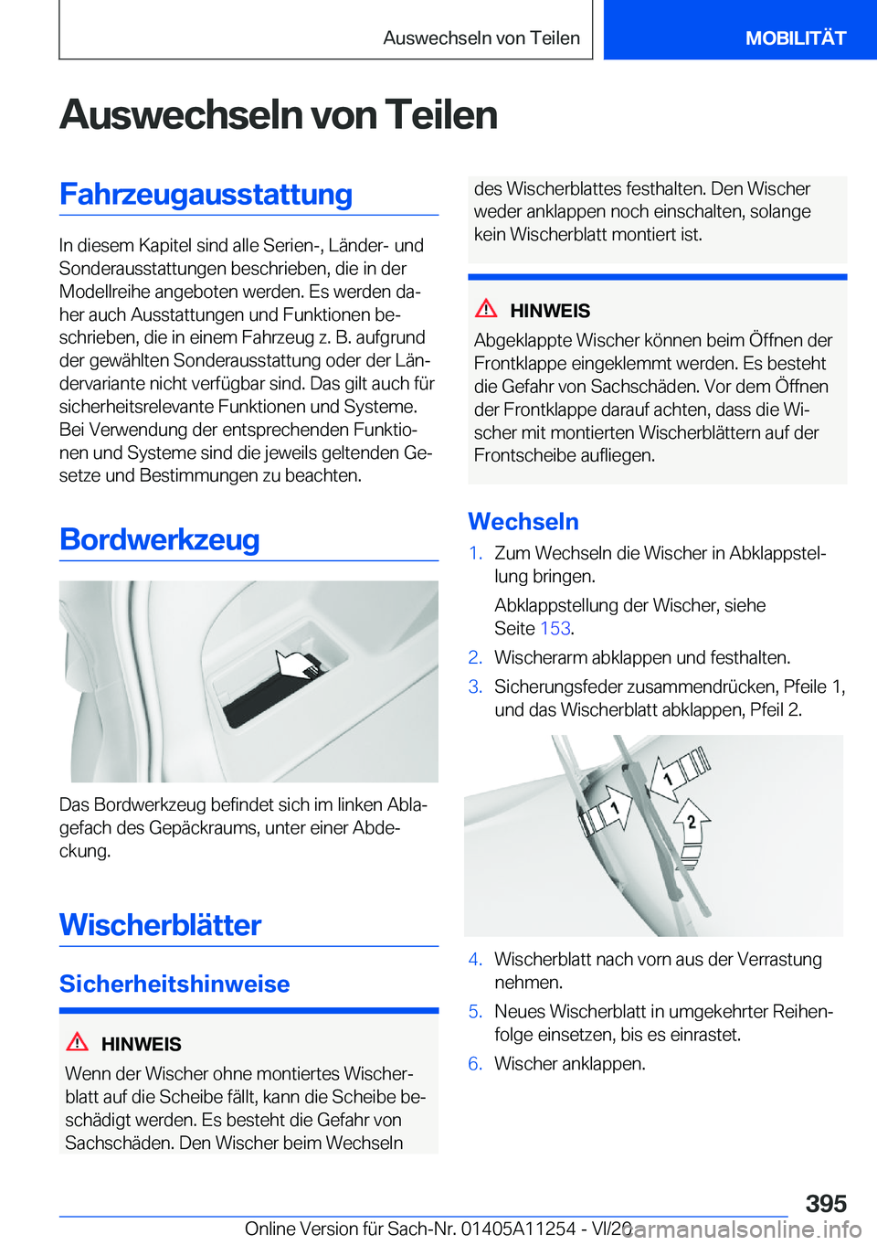 BMW 4 SERIES COUPE 2021  Betriebsanleitungen (in German) �A�u�s�w�e�c�h�s�e�l�n��v�o�n��T�e�i�l�e�n�F�a�h�r�z�e�u�g�a�u�s�s�t�a�t�t�u�n�g
�I�n��d�i�e�s�e�m��K�a�p�i�t�e�l��s�i�n�d��a�l�l�e��S�e�r�i�e�n�-�,��L�