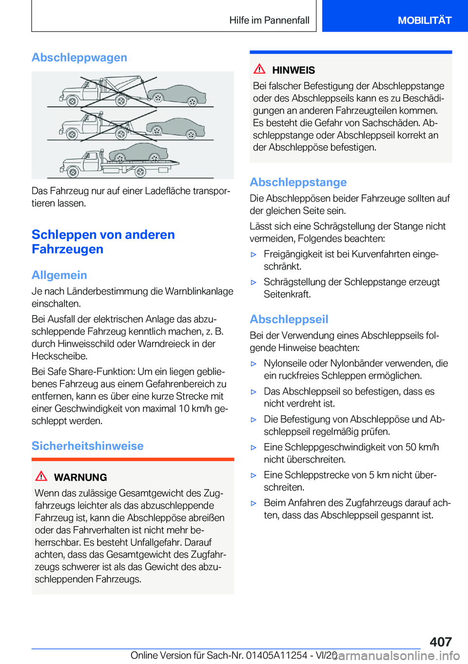 BMW 4 SERIES COUPE 2021  Betriebsanleitungen (in German) �A�b�s�c�h�l�e�p�p�w�a�g�e�n
�D�a�s��F�a�h�r�z�e�u�g��n�u�r��a�u�f��e�i�n�e�r��L�a�d�e�f�l�