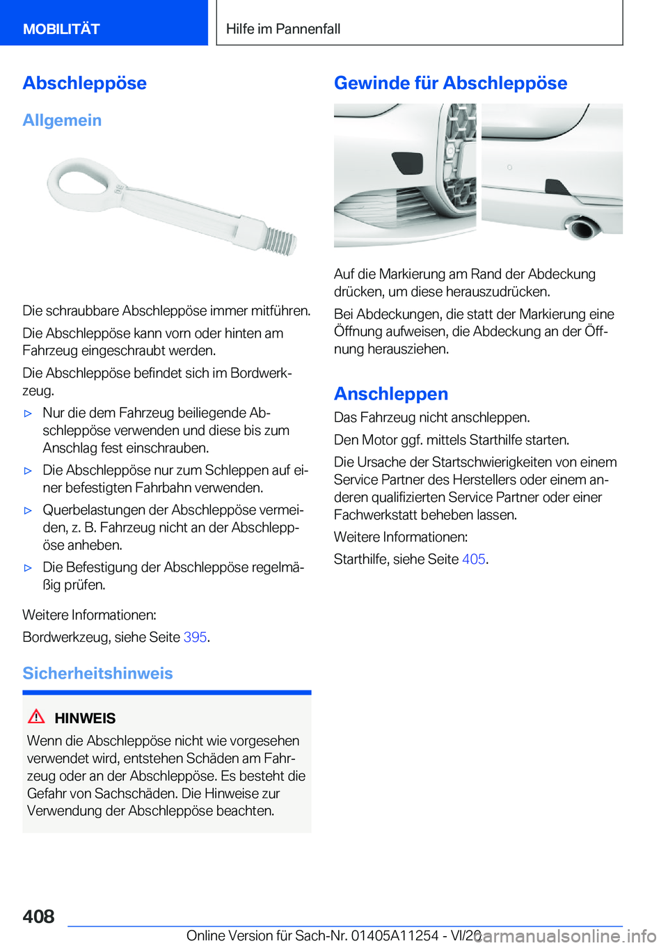 BMW 4 SERIES COUPE 2021  Betriebsanleitungen (in German) �A�b�s�c�h�l�e�p�p�