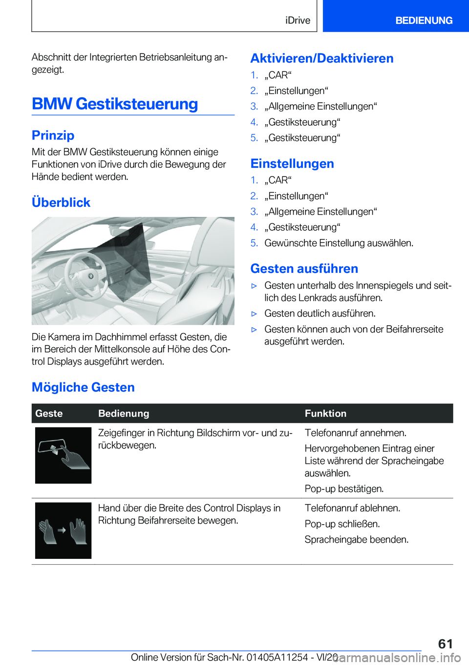 BMW 4 SERIES COUPE 2021  Betriebsanleitungen (in German) �A�b�s�c�h�n�i�t�t��d�e�r��I�n�t�e�g�r�i�e�r�t�e�n��B�e�t�r�i�e�b�s�a�n�l�e�i�t�u�n�g��a�nj�g�e�z�e�i�g�t�.
�B�M�W��G�e�s�t�i�k�s�t�e�u�e�r�u�n�g
�P�r�i�n�z�i�p
�M�i�t��d�e�r��B�M�W��G�e�s�t�