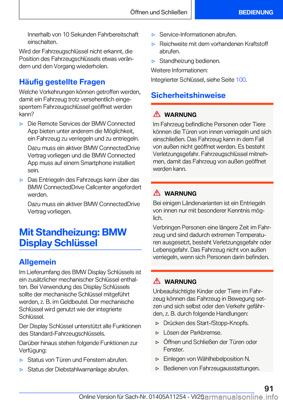 BMW 4 SERIES COUPE 2021  Betriebsanleitungen (in German) �I�n�n�e�r�h�a�l�b��v�o�n��1�0��S�e�k�u�n�d�e�n��F�a�h�r�b�e�r�e�i�t�s�c�h�a�f�t
�e�i�n�s�c�h�a�l�t�e�n�.
�W�i�r�d��d�e�r��F�a�h�r�z�e�u�g�s�c�h�l�
