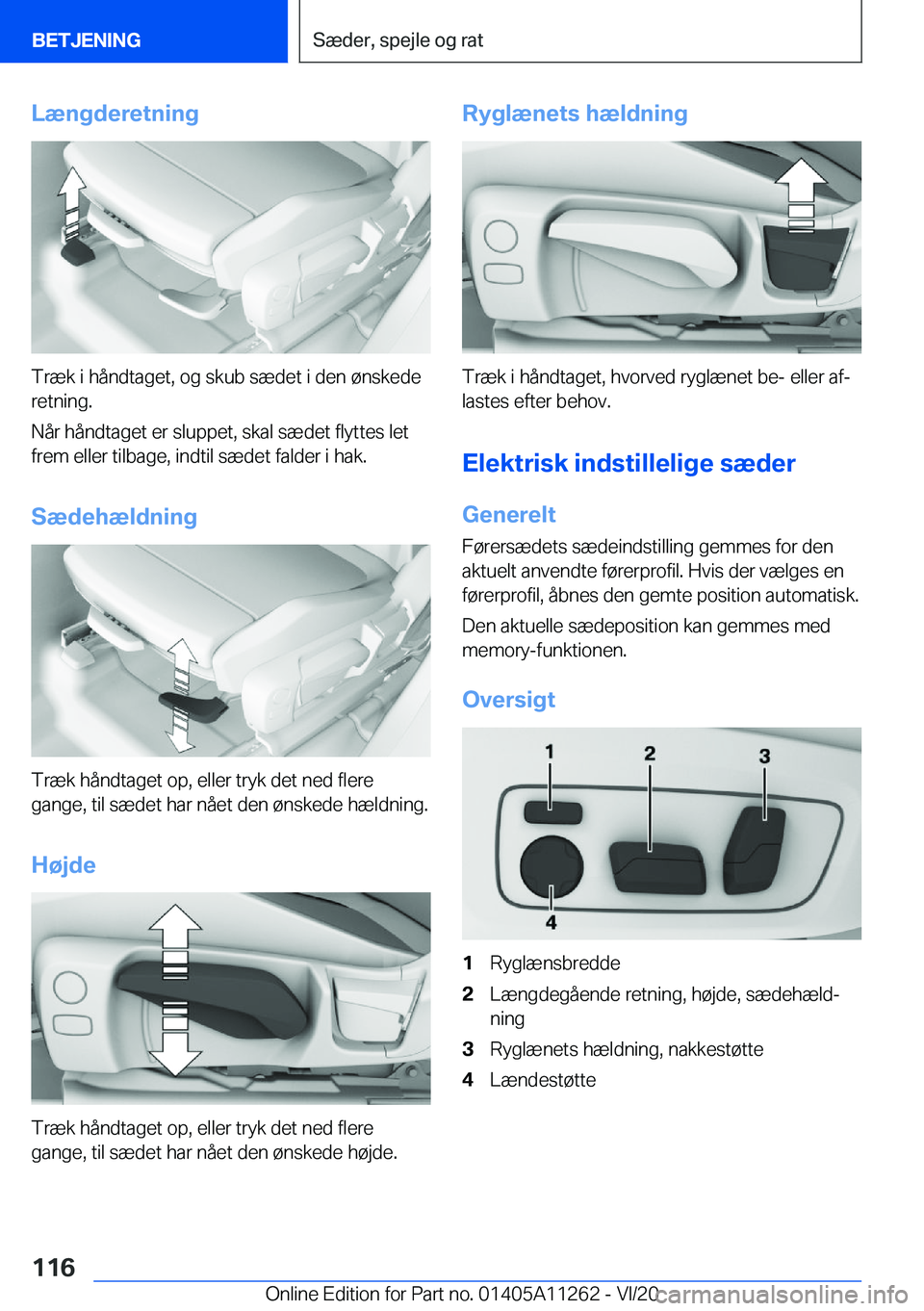 BMW 4 SERIES COUPE 2021  InstruktionsbØger (in Danish) �L�æ�n�g�d�e�r�e�t�n�i�n�g
�T�r�æ�k��i��h�å�n�d�t�a�g�e�t�,��o�g��s�k�u�b��s�æ�d�e�t��i��d�e�n��