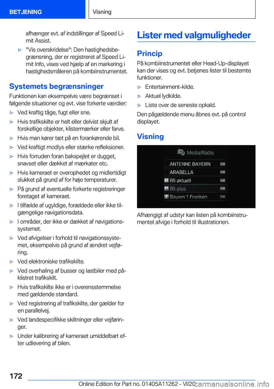 BMW 4 SERIES COUPE 2021  InstruktionsbØger (in Danish) �a�f�h�æ�n�g�e�r��e�v�t�.��a�f��i�n�d�s�t�i�l�l�i�n�g�e�r��a�f��S�p�e�e�d��L�ij�m�i�t��A�s�s�i�s�t�.'x��V�i�s��o�v�e�r�s�k�r�i�d�e�l�s�e��:��D�e�n��h�a�s�t�i�g�h�e�d�s�b�ej
�g�r�æ�