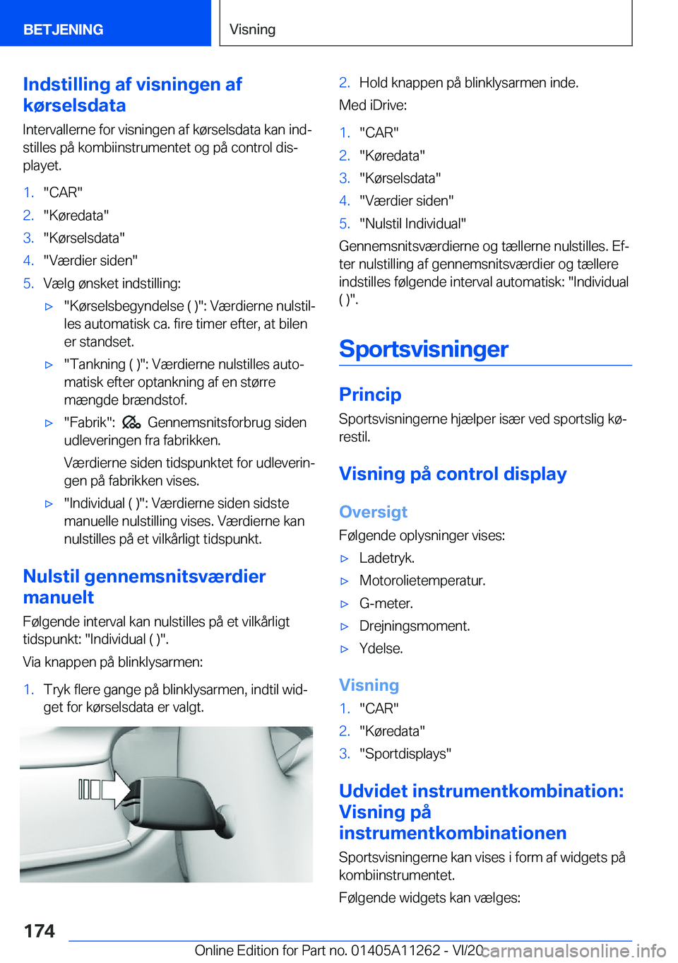 BMW 4 SERIES COUPE 2021  InstruktionsbØger (in Danish) �I�n�d�s�t�i�l�l�i�n�g��a�f��v�i�s�n�i�n�g�e�n��a�f
�k�