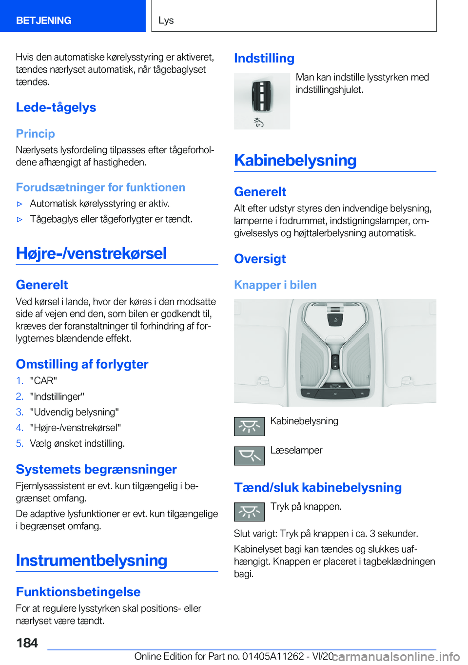 BMW 4 SERIES COUPE 2021  InstruktionsbØger (in Danish) �H�v�i�s��d�e�n��a�u�t�o�m�a�t�i�s�k�e��k�