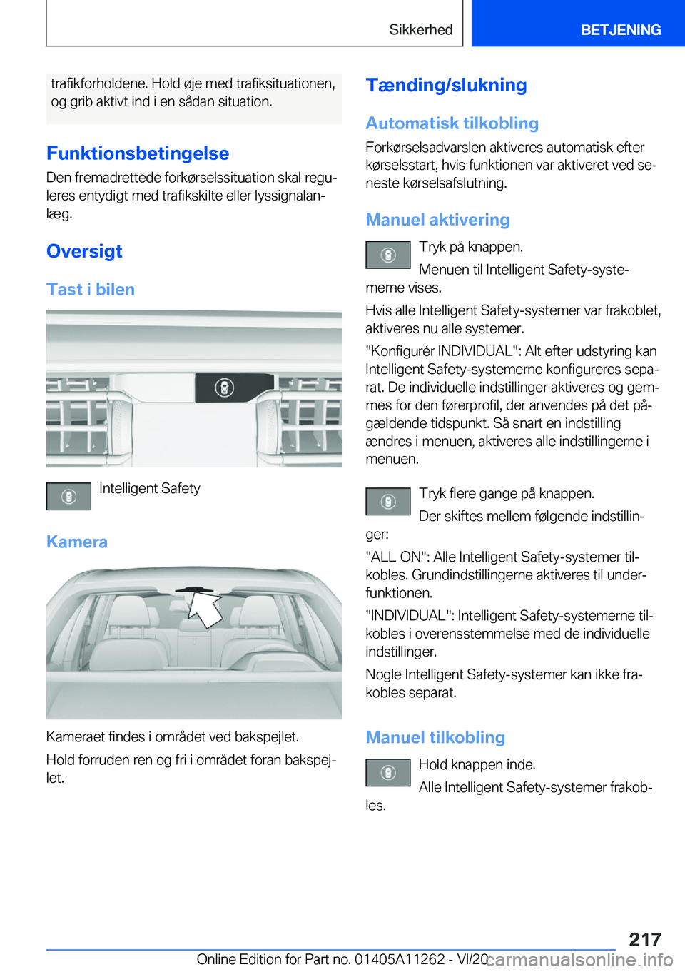BMW 4 SERIES COUPE 2021  InstruktionsbØger (in Danish) �t�r�a�f�i�k�f�o�r�h�o�l�d�e�n�e�.��H�o�l�d��