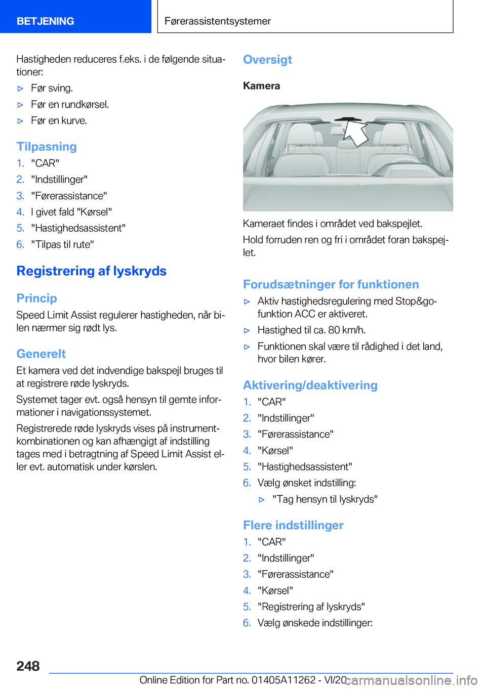 BMW 4 SERIES COUPE 2021  InstruktionsbØger (in Danish) �H�a�s�t�i�g�h�e�d�e�n��r�e�d�u�c�e�r�e�s��f�.�e�k�s�.��i��d�e��f�