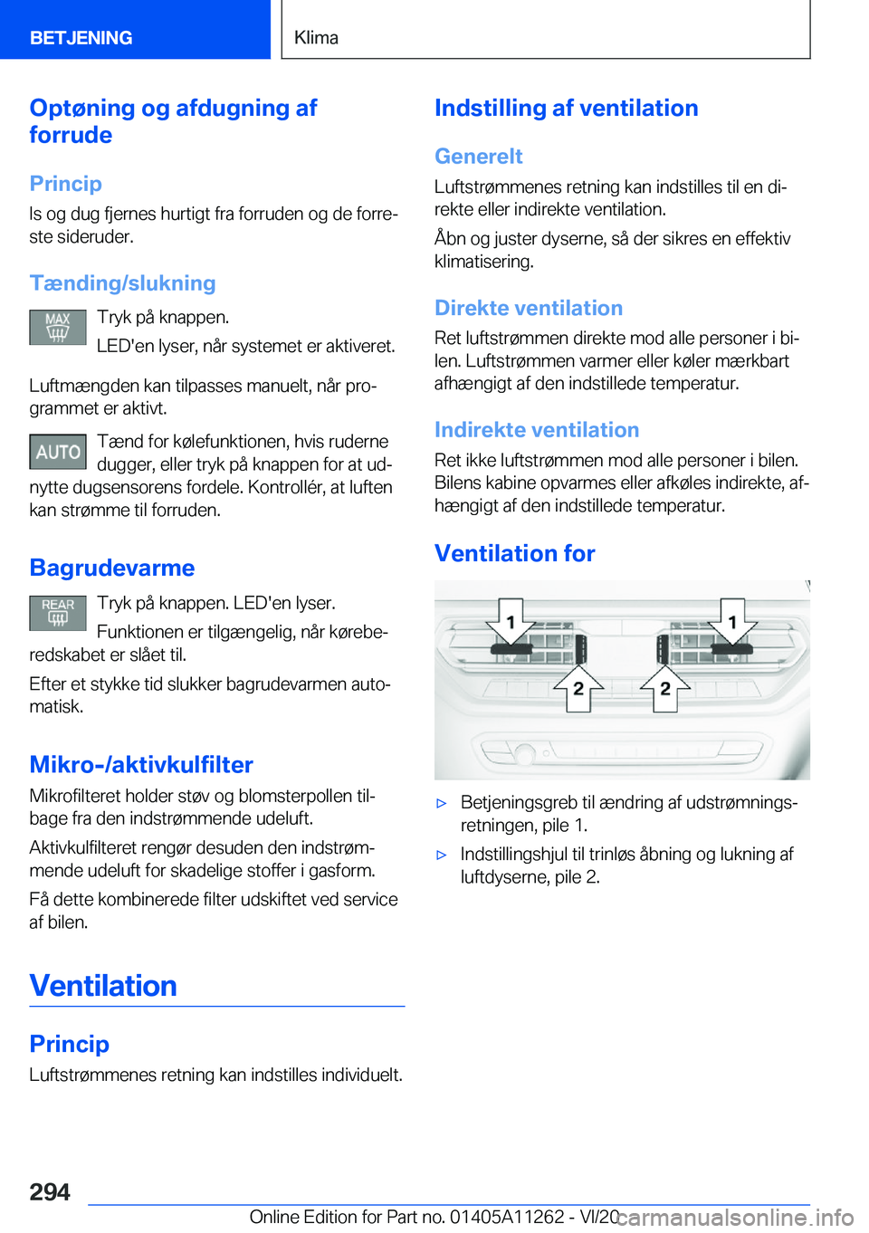 BMW 4 SERIES COUPE 2021  InstruktionsbØger (in Danish) �O�p�t�