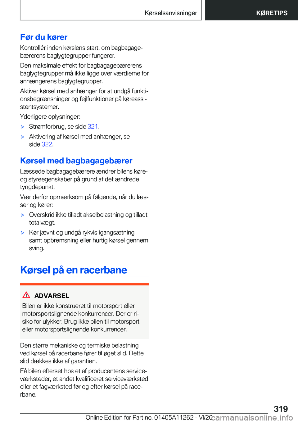 BMW 4 SERIES COUPE 2021  InstruktionsbØger (in Danish) �F�