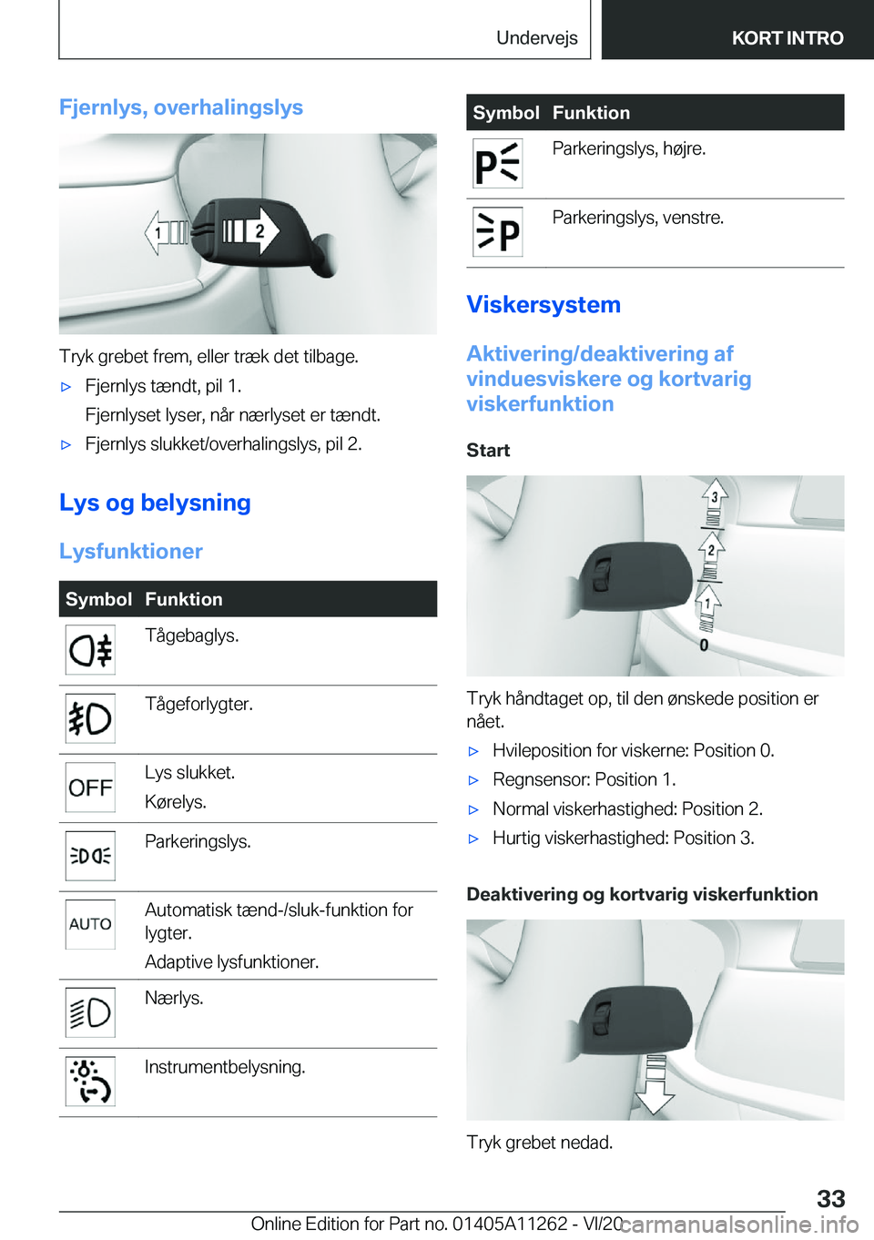 BMW 4 SERIES COUPE 2021  InstruktionsbØger (in Danish) �F�j�e�r�n�l�y�s�,��o�v�e�r�h�a�l�i�n�g�s�l�y�s
�T�r�y�k��g�r�e�b�e�t��f�r�e�m�,��e�l�l�e�r��t�r�æ�k��d�e�t��t�i�l�b�a�g�e�.
'x�F�j�e�r�n�l�y�s��t�æ�n�d�t�,��p�i�l��1�.
�F�j�e�r�n�l�y�