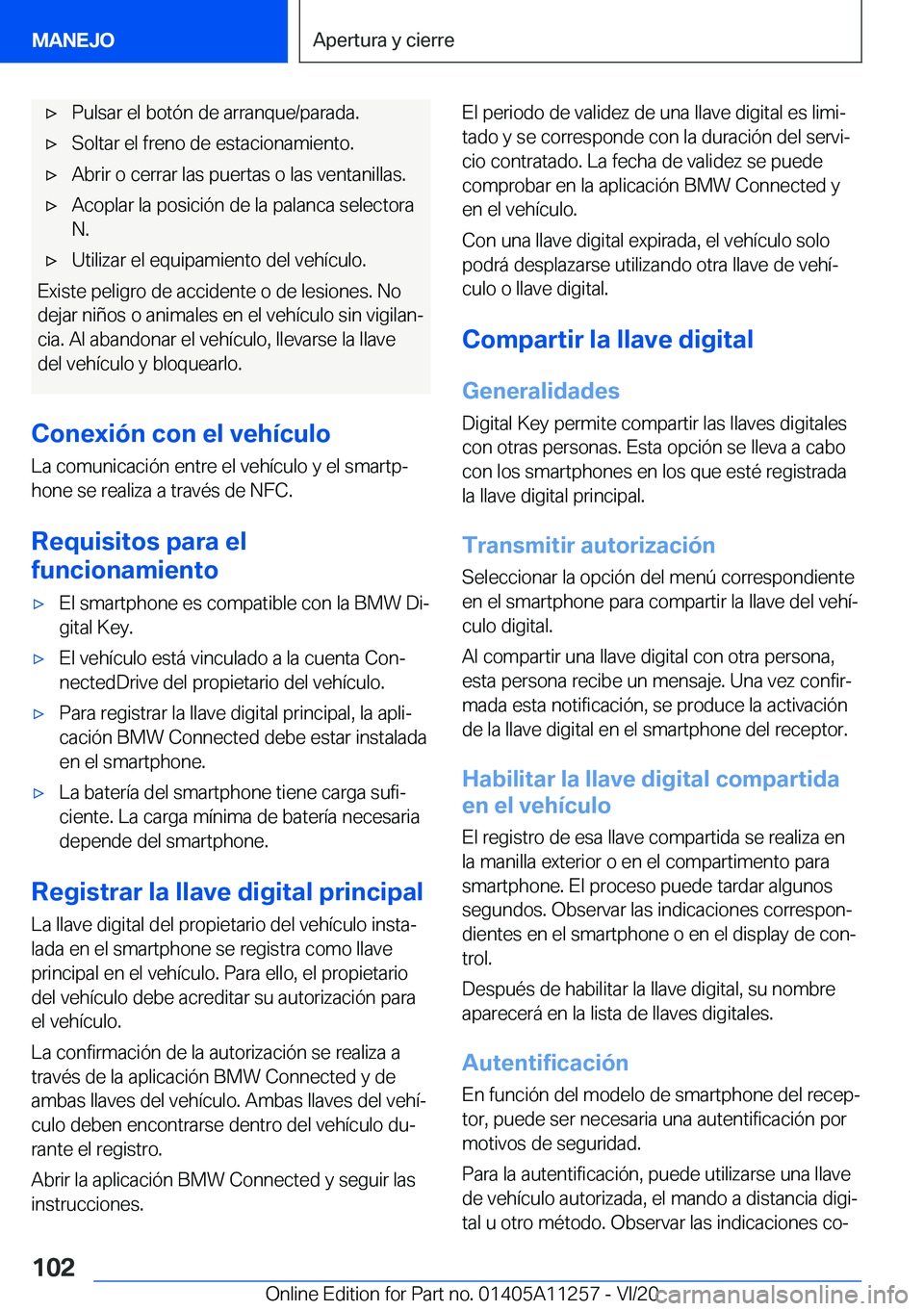 BMW 4 SERIES COUPE 2021  Manuales de Empleo (in Spanish) 'x�P�u�l�s�a�r��e�l��b�o�t�