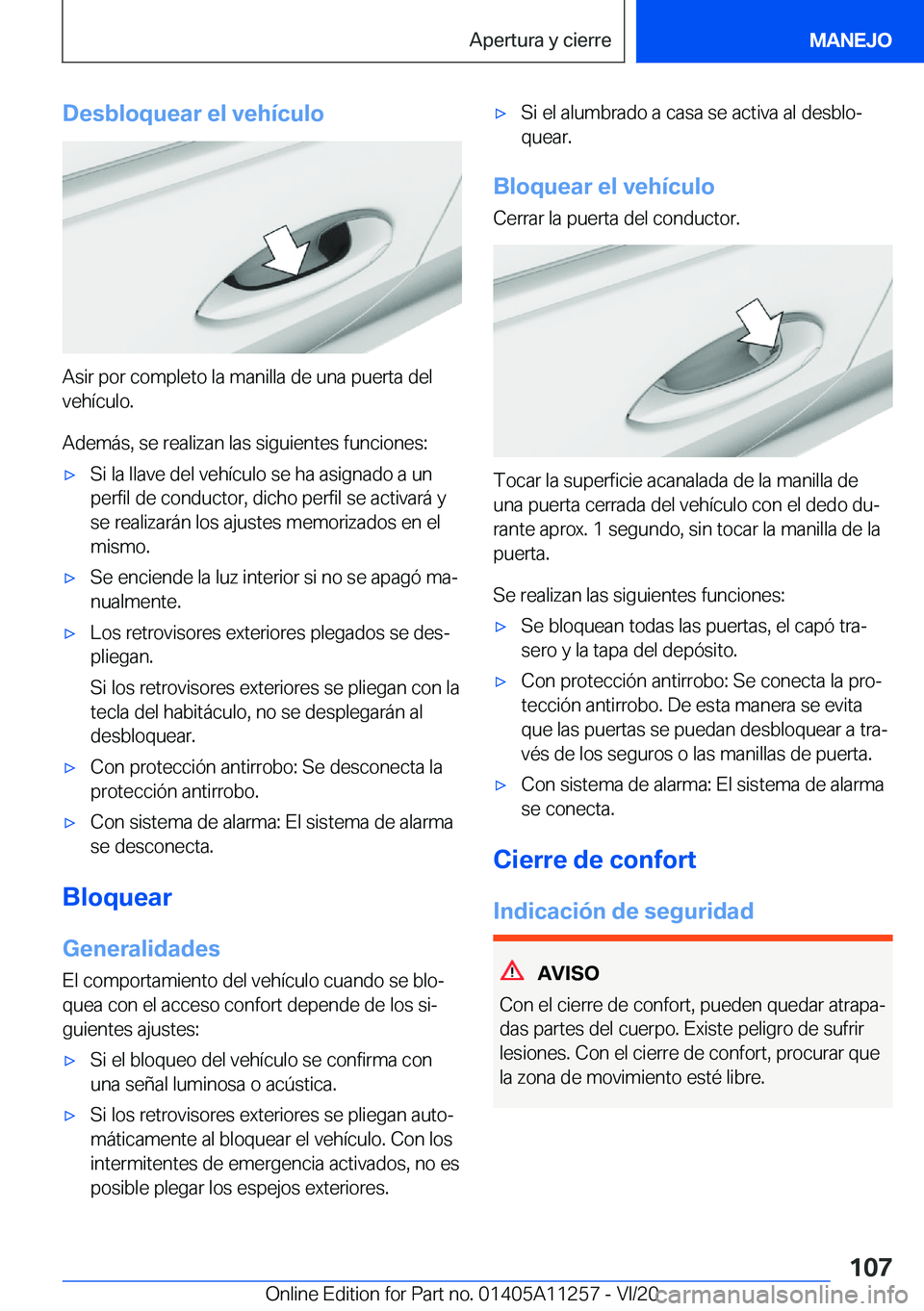 BMW 4 SERIES COUPE 2021  Manuales de Empleo (in Spanish) �D�e�s�b�l�o�q�u�e�a�r��e�l��v�e�h�
